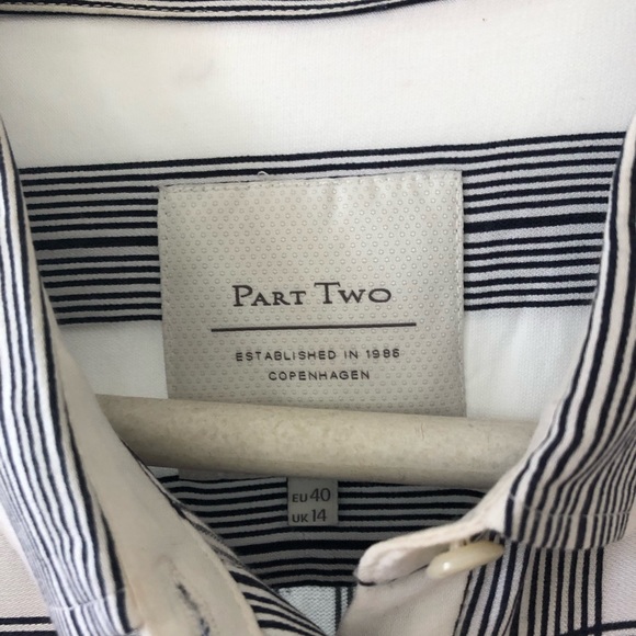 Beautiful Part Two blouse. Red, black and white. Size UK 14. - Picture 5 of 6